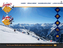 Tablet Screenshot of luggis-skischule.at
